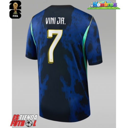 Brasil Vinicius Junior #7 Segunda Equipación Mundial 2026 Manga Corta Brasil Vinicius Junior #7 Segunda Equipación Mundial 2026 Manga Corta